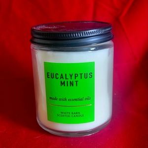 White Barn Eucalyptus Mint Scented Candle
